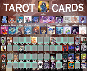 Tarot Cards - Sales Sheet by BastionShadowpaw