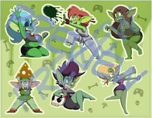 Goblin Stickers! by monkeycheese
