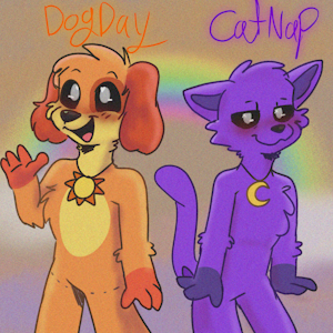 Dogday and Catnap by CatLovingLoser