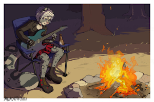 Playing by the Fire by Acratin