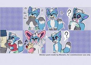 |COM| Luna sticker pack by Maxwtv