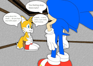 Tails' underground potty urgency~ by GhostlyFantasy