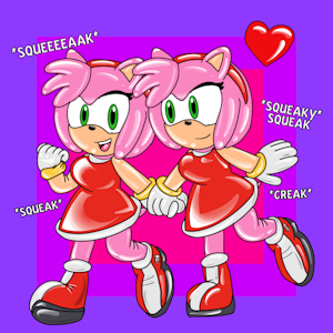 Squeaky Rubber Amy Rose by RubberLappy