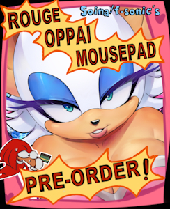 Rouge mousepad_ PRE ORDERS CLOSED! by soina