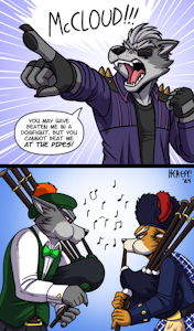 Battle of the pipes by HeresyArt