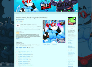Oh So Hero! Soundtrack Available Now by FullFrontalFrog