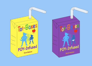 Tot-Boxes: Age Regression Juice Boxes by Riddy
