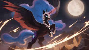 [AI] My Little Pony - Wallpapers - Nightmare Moon by Soph