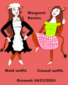 Margaret Davies-OC for my series: The Royal Femmes. by PeachOrangeCat2024