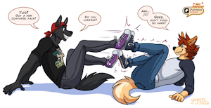 Converse Bliss by LupineAssassin
