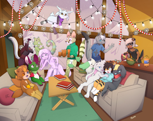 Friend Party! (By pucco) by Dinotello