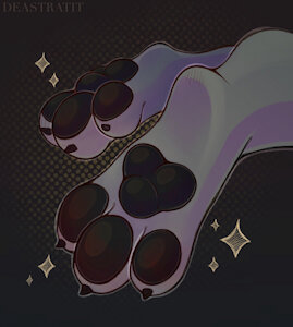 Yuri's toe beans by SoppyCastle9