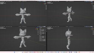Game design, sketch draw and mesh for test by MishiranuiSan