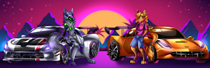 Yuri and Xander Stand Next To Their Cars by SoppyCastle9