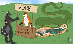 Pay to Vore (Don't dead) ^^ by WereFox