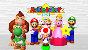Mario Party 1 title screen 3D by SpyrotheDragon2022