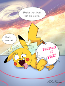 Pikachu - Property of Pichu by EmperorCharm