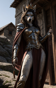 wolf queen by fairygarden