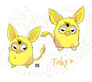 Toby Furby Sketches by SpecAlmond