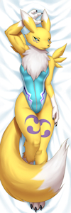 Renamon Dakimakura by MykeGreywolf