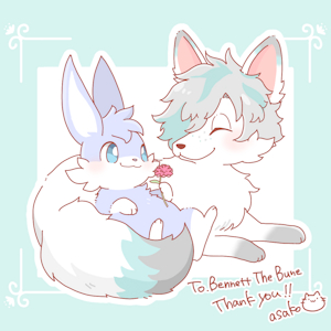 The Fox and the Bun by ABlueBune