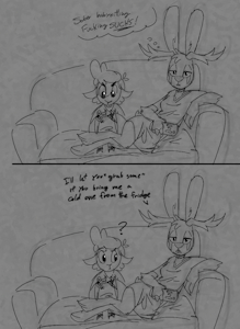 Family AU 5 - Horny by SoulCentinel