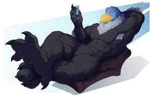 Couch Bird by Corrsk