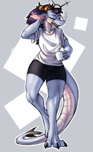 Morning Dragon [CLOTHED] by Kawfee