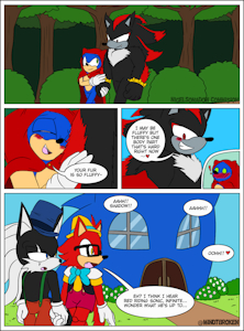 Red Riding Sonic 1/3 Sonadow Infidget 18+ yaoi comic by NigelSonadow