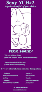 Sexy YCH#2 Commissions Price List by MelSky