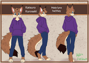 Fursona reference by KatsuroKurosaki