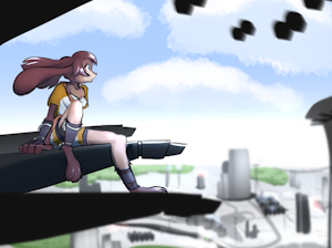 Lop on a Skyscraper by Daaberlicious