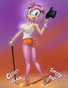 Amy Rose Tap Dance (comm) by Bhawk
