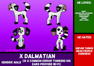 Meet X Dalmatian! by Xstar156