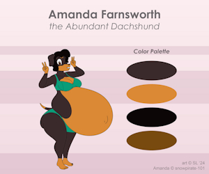Amanda Farnsworth: the Abundant Dachshund by SatsumaLord