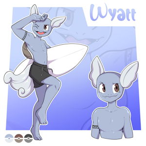 Wyatt the Wartortle by DevianMJL