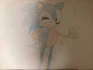 Sonic by SuperSonicCookies16