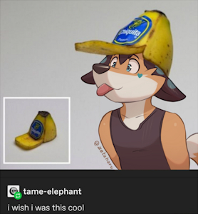 Banana Hat by ZetaHaru