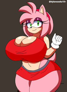 amy rose by dylanozoka18