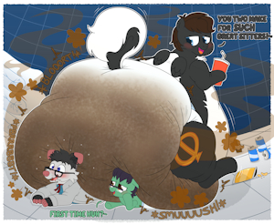 Stinky Super-Sized Skunk-Sitters~ by Tenerius