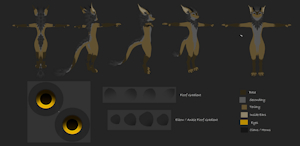 3D Render Character Sheet by Greywin