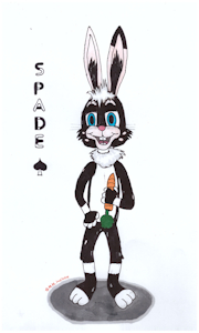 Spade Bunny by marcomouse