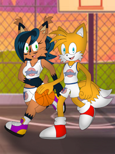 TailsXNicole: Come On And Slam by MasterMochiKun