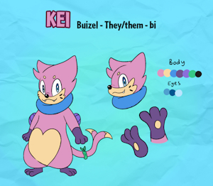 Kei ref sheet by KeiBuizel