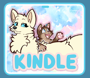 Kindle Badge! by PocketPaws