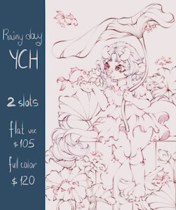 🐟🐟🐟RAINY DAY YCH (2 slots) 🐟🐟🐟 by Rindewoo