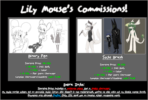 Commission Sheet by troublemouse