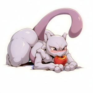 Mewtwo ready to be dinner by roastingroasters