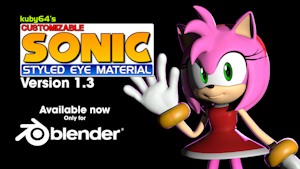 [DL] kuby64's Customizable Sonic-styled Eye Material v1.3 by kuby64