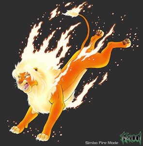 Simba Fire Mode by Noki001